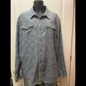 True relation men button-down shirts size 3X. Old looking style great conditions